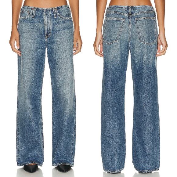 AGOLDE Lex Low Slung Baggy Jeans Swing Medium Wash Relaxed Fit SIze 30